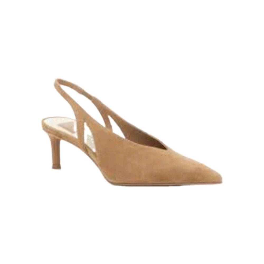 Dolce Vita Women's Kristi Natural Suede Pump Light Brown Size 6.5M NEW! $135